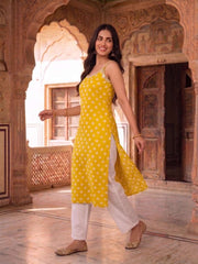 Women Ethnic Motifs Printed Regular Mirror Work Kurta with Palazzos
