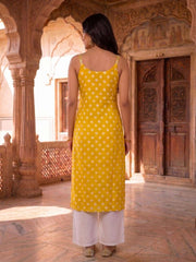 Women Ethnic Motifs Printed Regular Mirror Work Kurta with Palazzos