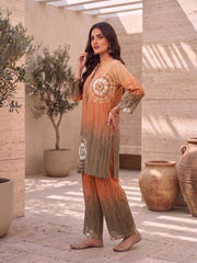 Tie and Dye Dyed Tunic with Trousers
