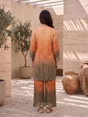 Tie and Dye Dyed Tunic with Trousers