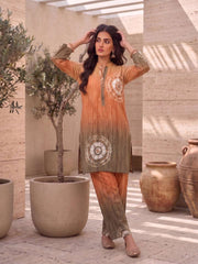 Tie and Dye Dyed Tunic with Trousers
