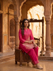 Embroidered Tunic with Trousers