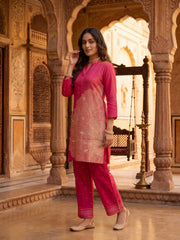 Embroidered Tunic with Trousers