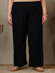 Women Plus Size Ethnic Motifs Printed Kurta with Palazzo & Dupatta