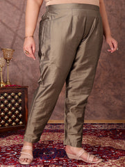 Women Floral Embroidered Regular Kurta with Trousers & With Dupatta