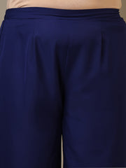 Women Geometric Printed A-Line Kurta with Palazzos