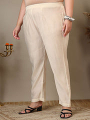 Women Ethnic Motifs Embroidered Thread Work Kurta with Trousers & With Dupatta