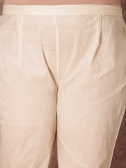 Women Floral Embroidered Thread Work Anarkali Kurta with Trousers & Dupatta