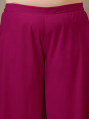 Women Ethnic Motifs Embroidered Regular Kurta Palazzos & With Dupatta