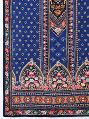 Women Plus Size Floral Printed Kurta with Palazzos & Dupatta
