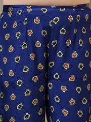 Women Plus Size Floral Printed Kurta with Palazzos & Dupatta