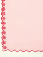 Women Ethnic Motifs Embroidered Panelled Thread Work Kurta with Trousers & With Dupatta