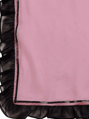 Ruffle Saree With Blouse Piece