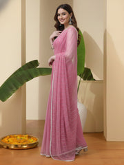 Embellished Zari Net Heavy Work Saree