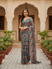 Floral Saree