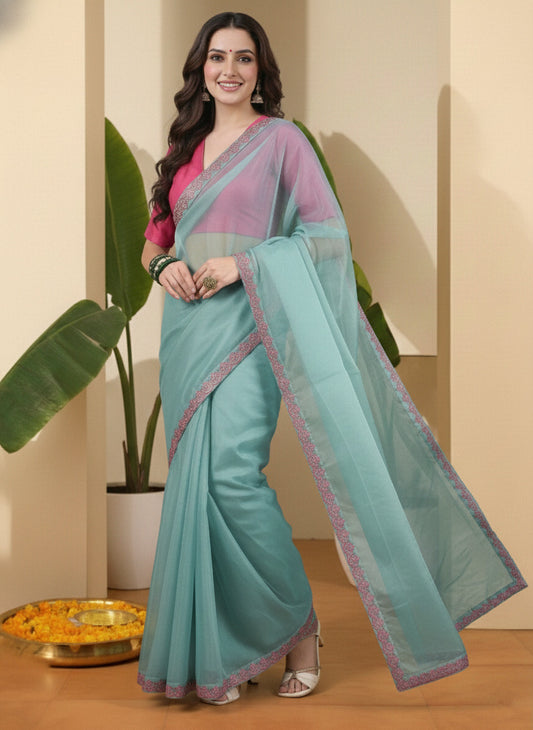 Organza Saree