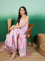 Floral Printed A-Line Maxi Dress