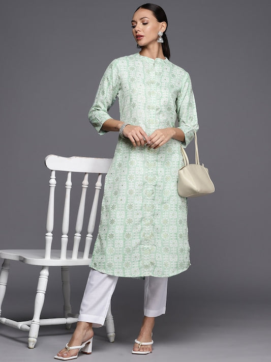 Women Ethnic Motifs Printed Cotton Kurta