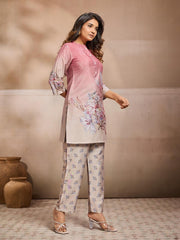 Floral Printed Tunic with Trousers