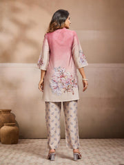 Floral Printed Tunic with Trousers