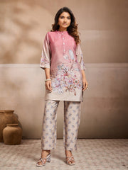 Floral Printed Tunic with Trousers