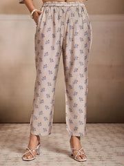 Floral Printed Tunic with Trousers