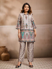 Bohemian Printed Tunic with Trousers