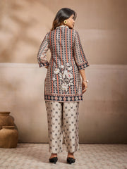 Printed Shirt with Trousers