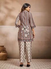 Printed Shirt with Trousers
