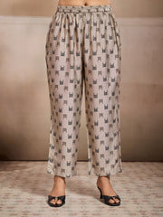 Printed Shirt with Trousers