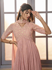 Floral Embroidered Ethnic Dress