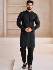 Beige Ethnic Motifs Woven Design Nehru Jacket - Inddus.com