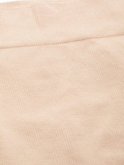 Beige Knitted Saree Shapewear - inddus-us