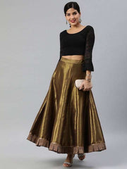 Black Cotton Stretch Saree Blouse with Lace Detail - Inddus.com