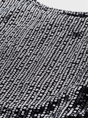 Black Embellished Crop Top - inddus-us