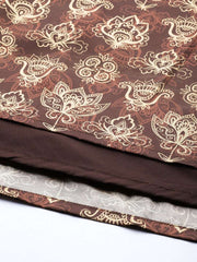 Brown Cotton Blend Co-Ords - Inddus.com