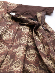 Brown Cotton Blend Co-Ords - Inddus.com