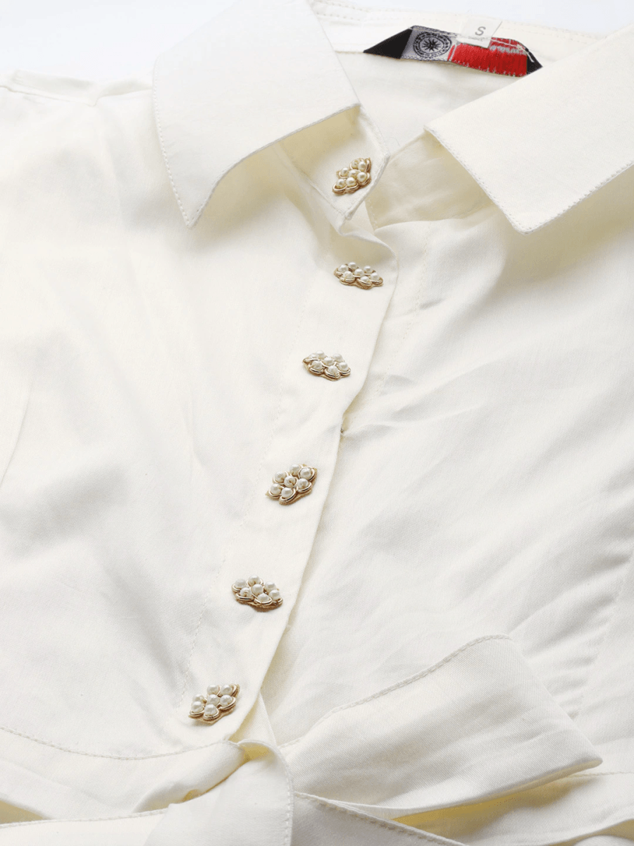 Brown Cotton Blend Co-Ords - Inddus.com