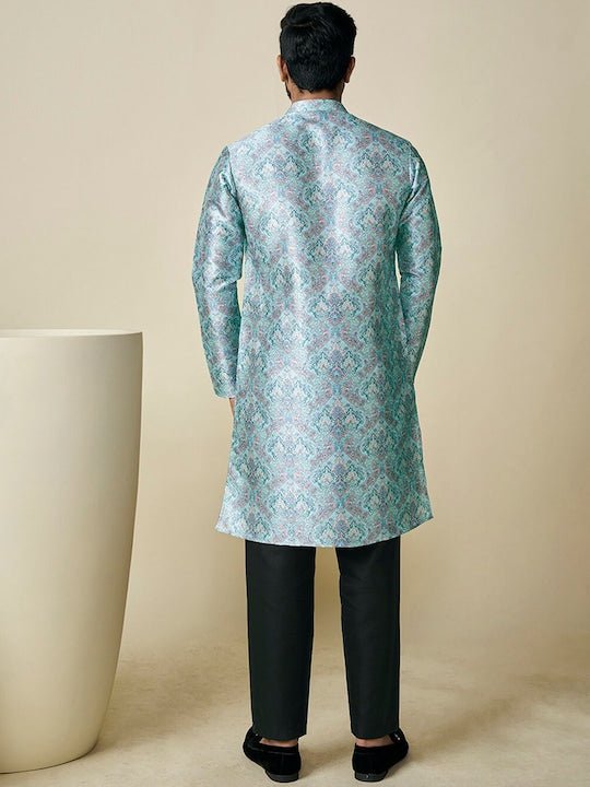 Ethnic Motif Printed Straight Kurta - Inddus.com