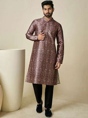 Ethnic Motif Printed Straight Kurta - Inddus.com