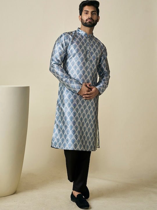 Ethnic Motif Printed Straight Kurta - Inddus.com