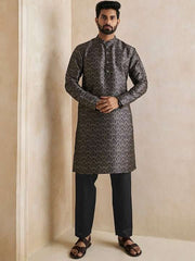 Ethnic Motif Printed Straight Kurta - Inddus.com