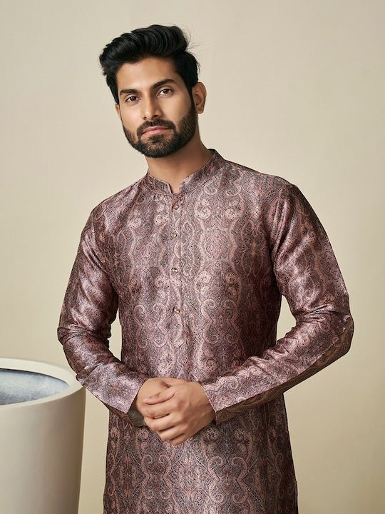 Ethnic Motif Printed Straight Kurta - Inddus.com