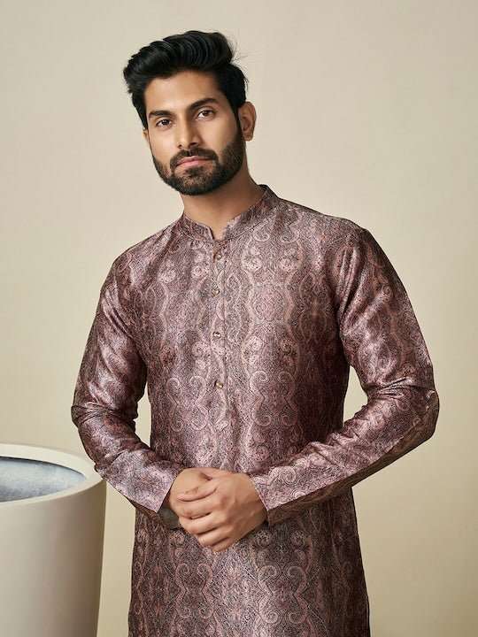 Ethnic Motif Printed Straight Kurta - Inddus.com