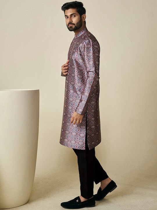 Ethnic Motif Printed Straight Kurta - Inddus.com