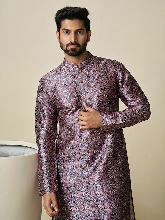 Ethnic Motif Printed Straight Kurta - Inddus.com