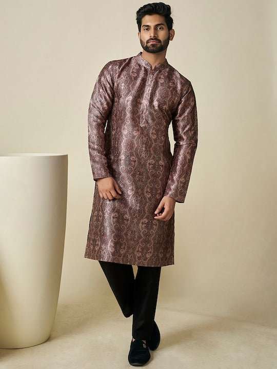 Ethnic Motif Printed Straight Kurta - Inddus.com
