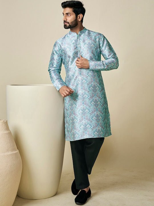 Ethnic Motif Printed Straight Kurta - Inddus.com