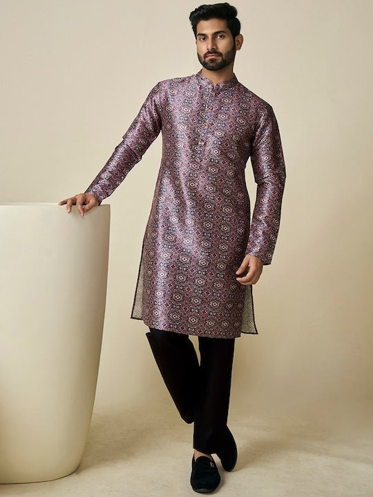 Ethnic Motif Printed Straight Kurta - Inddus.com