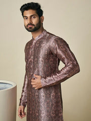 Ethnic Motif Printed Straight Kurta - Inddus.com